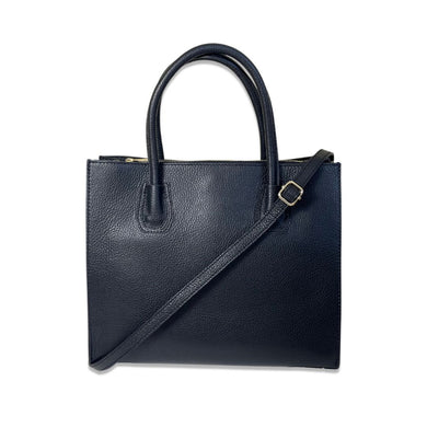 CITY TOTE IN EBONY
