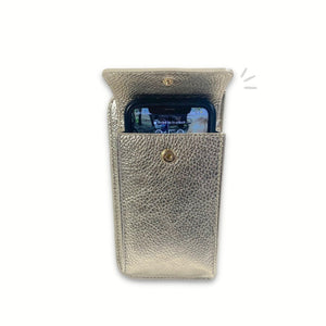 PHONE WALLET IN GOLD - Roodle Australia