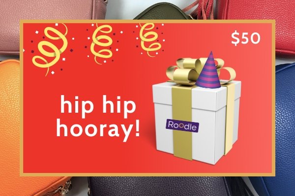 THE 'LETS CELEBRATE!' GIFT CARD - Roodle Australia