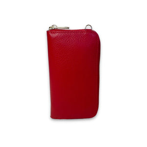 PHONE WALLET IN FLAME RED - Roodle Australia